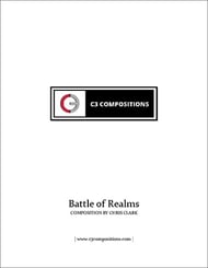 Battle of Realms Concert Band sheet music cover Thumbnail